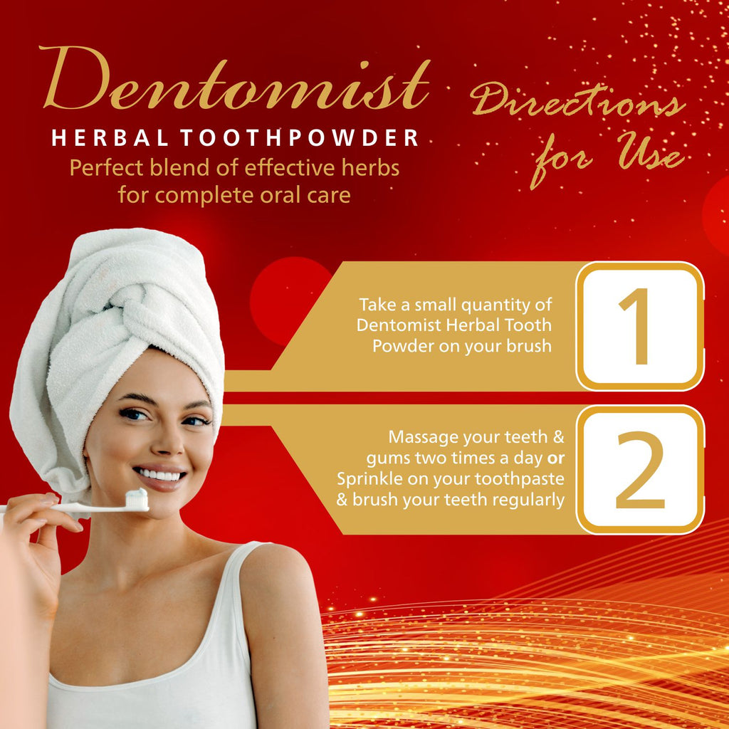Dentomist Herbal Tooth Powder (100 gm)