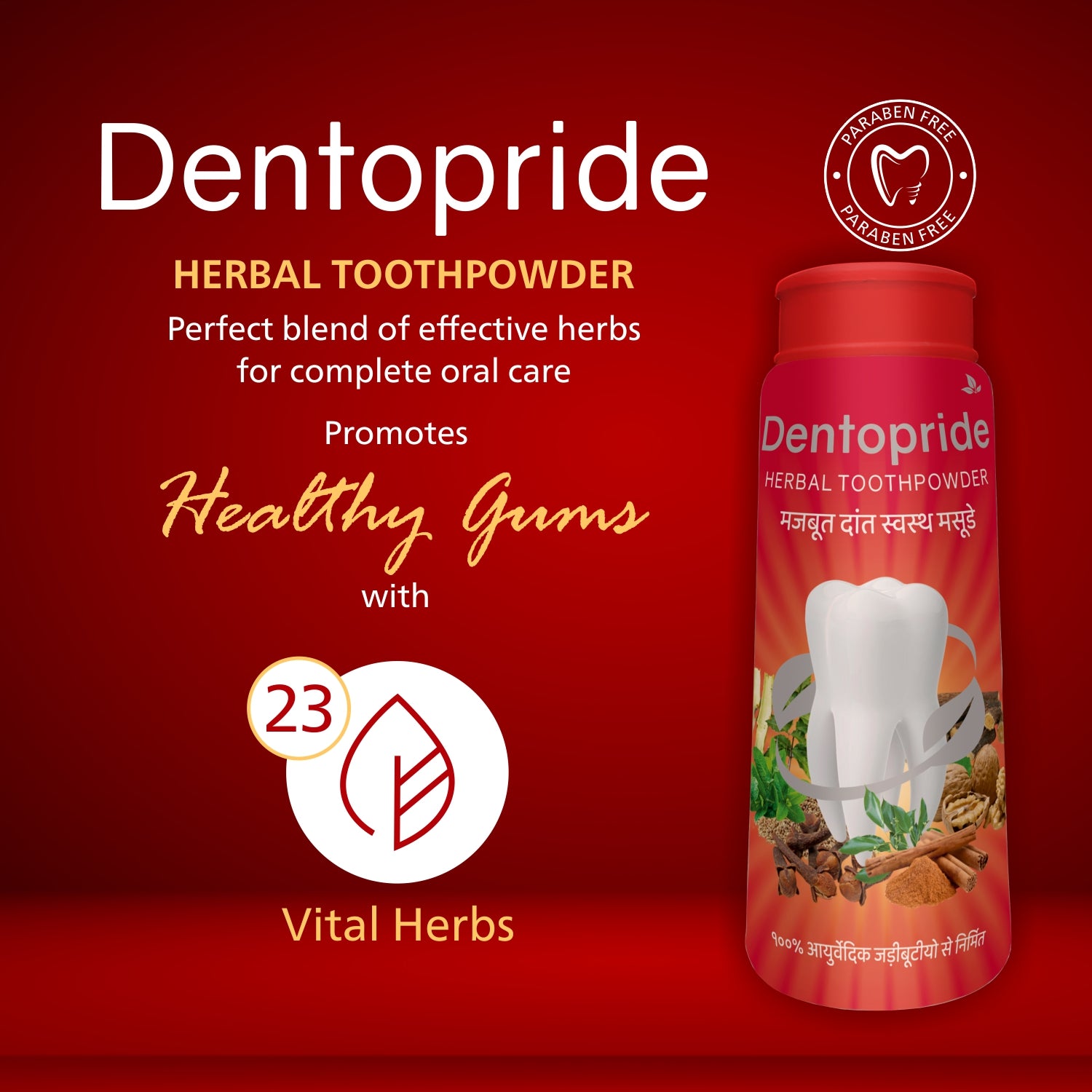 Dentopride Herbal Tooth Powder (100 gm)