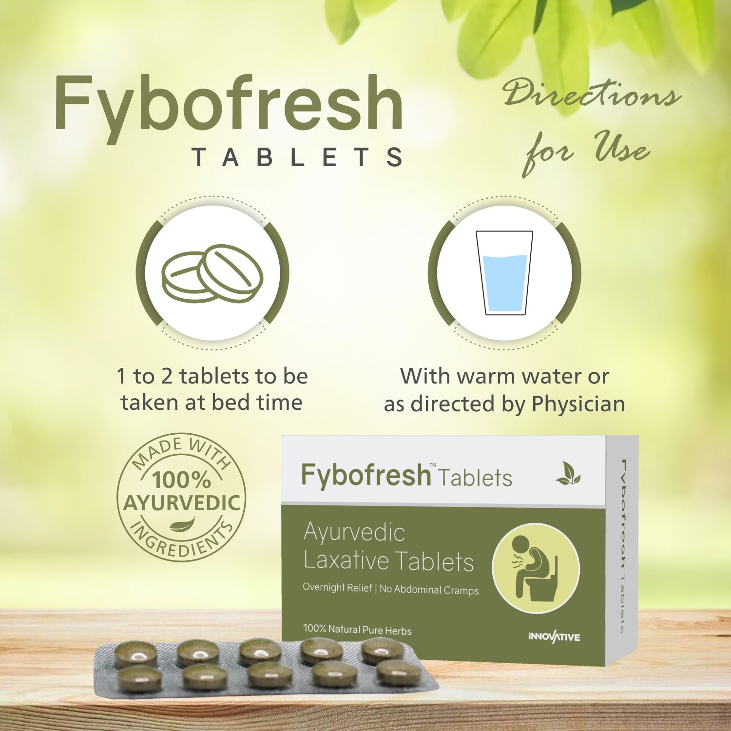 Fybofresh Tablets (1 x 10 Blister)