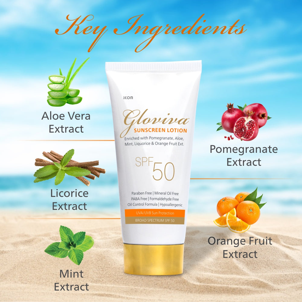 Gloviva Sunscreen Lotion [SPF 50] 50 ml