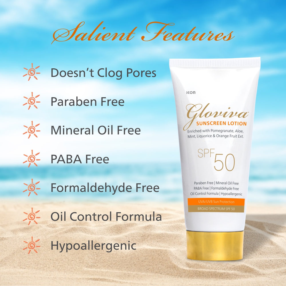 Gloviva Sunscreen Lotion [SPF 50] 50 ml