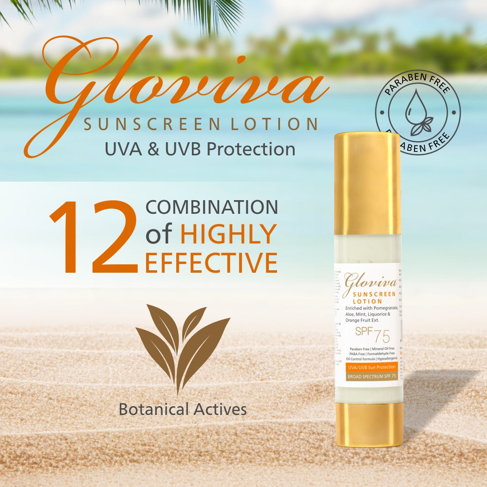 Gloviva Sunscreen Lotion [SPF 75] 50 ml