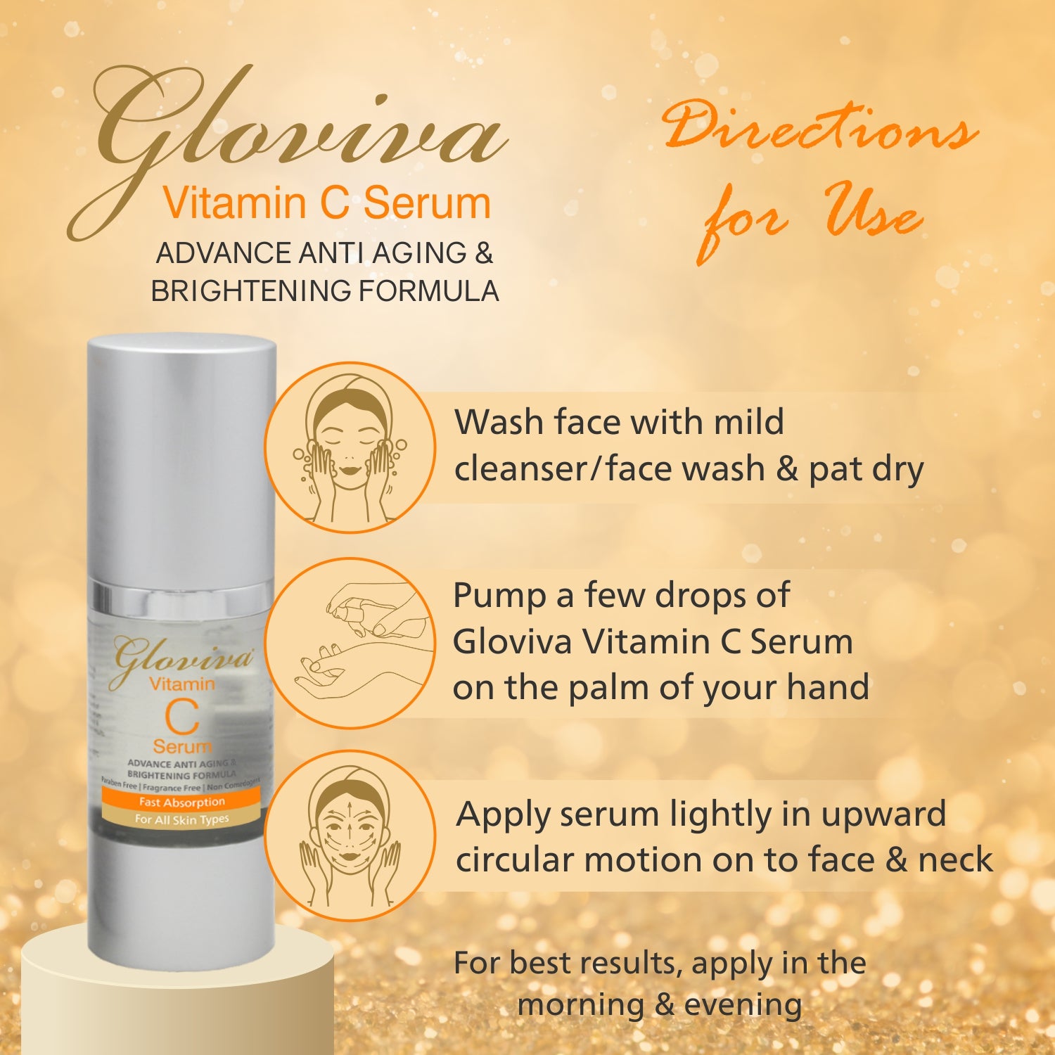 Gloviva Vitamin C Serum (30 ml)
