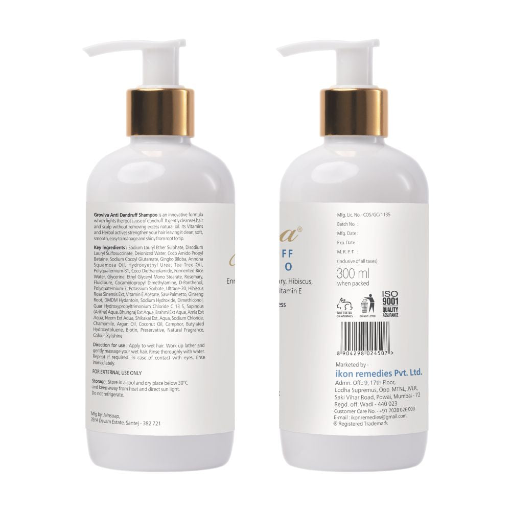 Groviva Anti Dandruff Shampoo (300 ml)