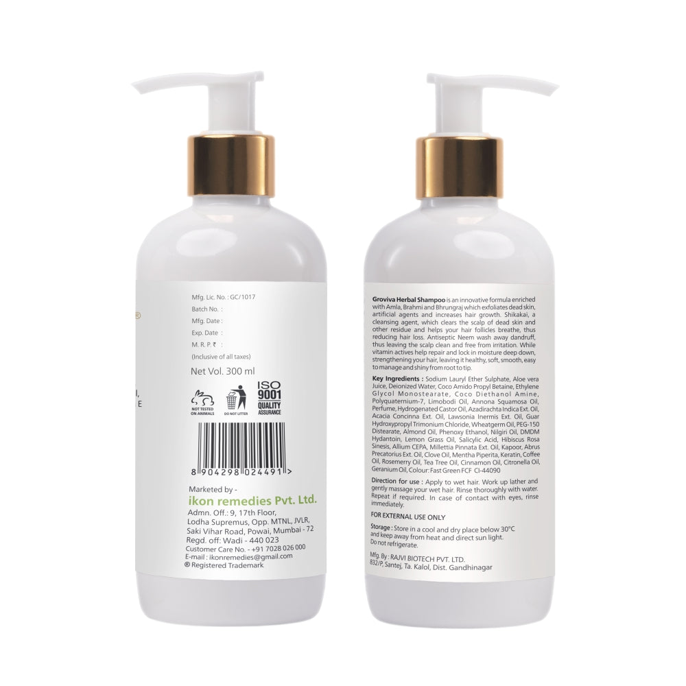 Groviva Herbal Shampoo (300 ml)