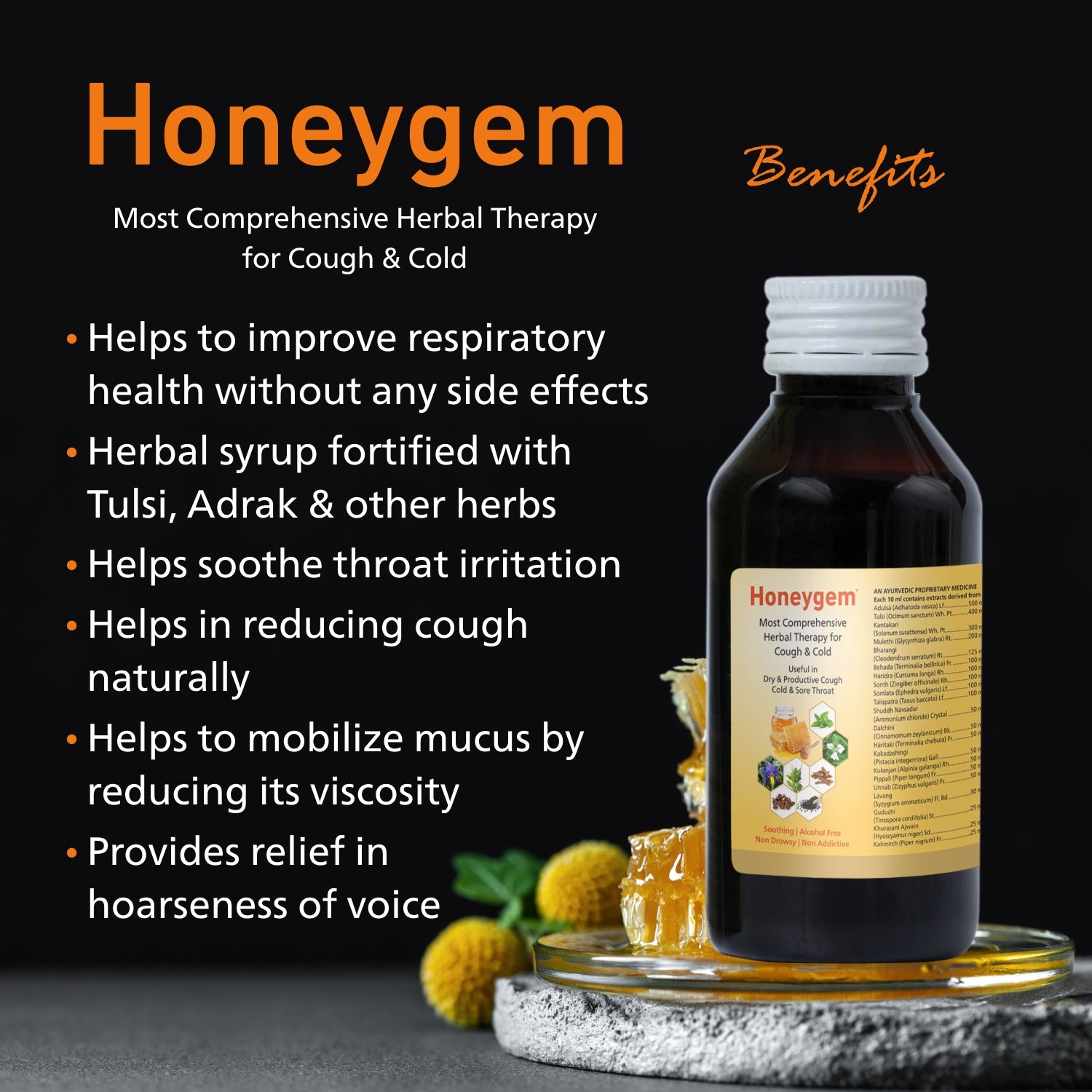Honeygem Cough Syrup (200 ml)