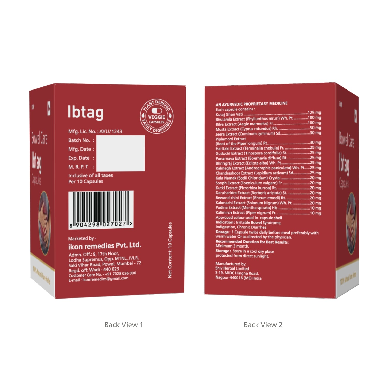 Ibtag Capsules (10 Caps)
