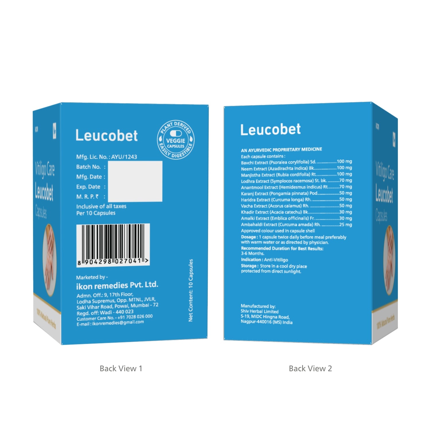 Leucobet Capsules (10 Caps)