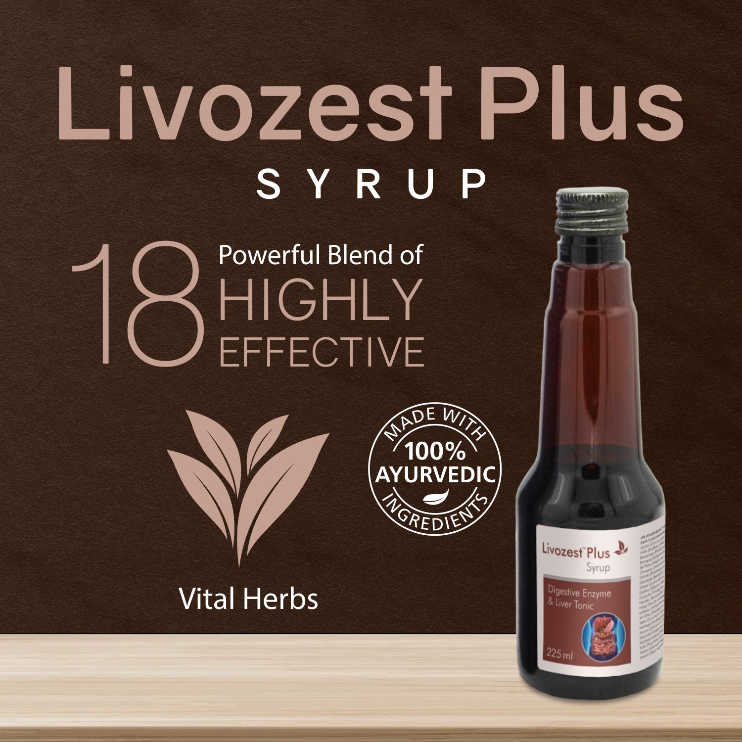Livozest Plus Syrup (225 ml)