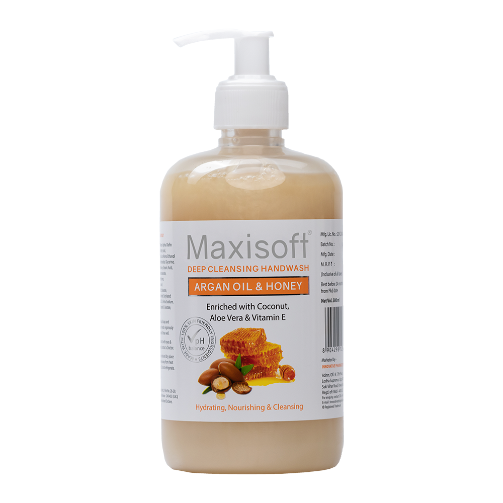 Maxisoft Argan Oil & Honey Hand Wash (500 ml)