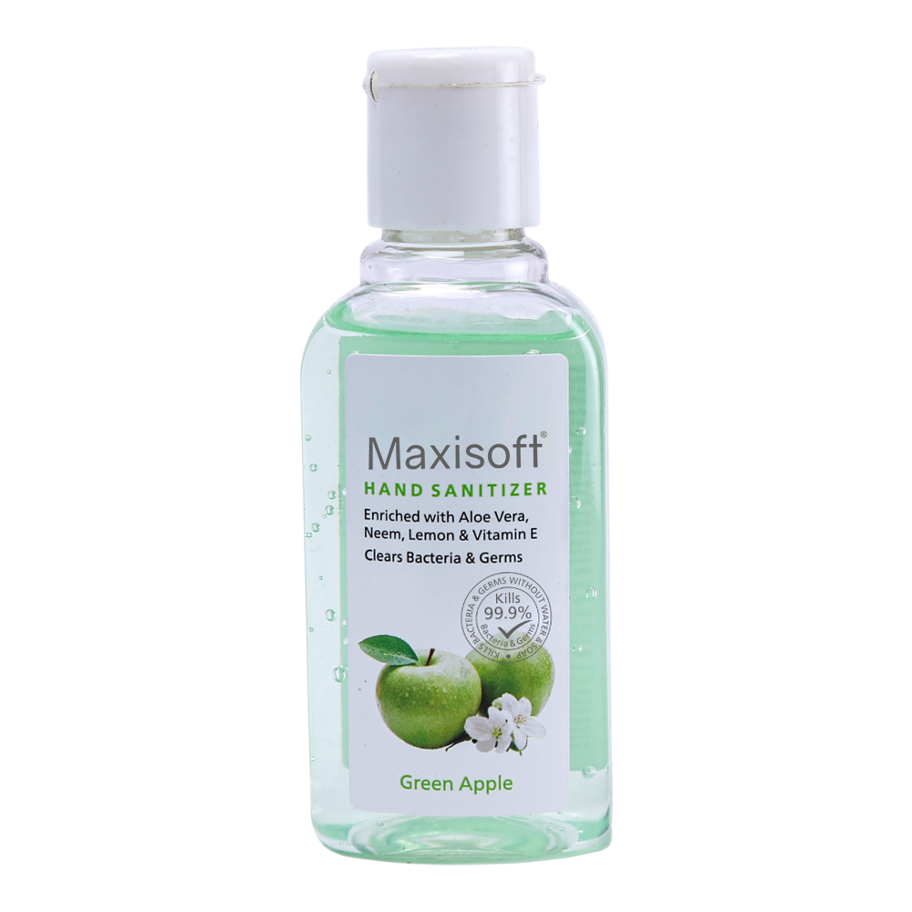 Maxisoft Hand Sanitizer Gel (Green Apple) 60 ml