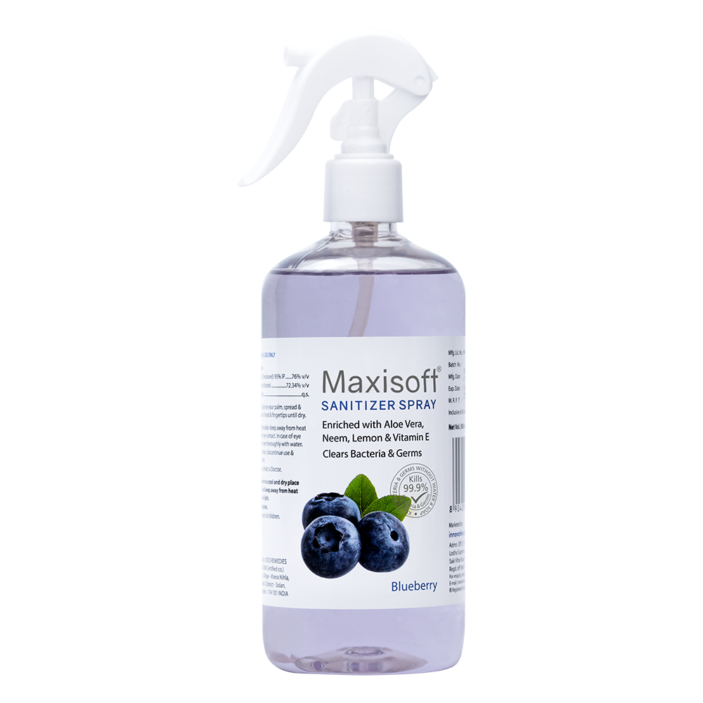 Maxisoft Hand Sanitizer Spray (Blueberry) 500 ml