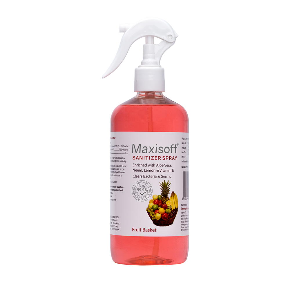 Maxisoft Hand Sanitizer Spray (Fruit Basket) 500 ml