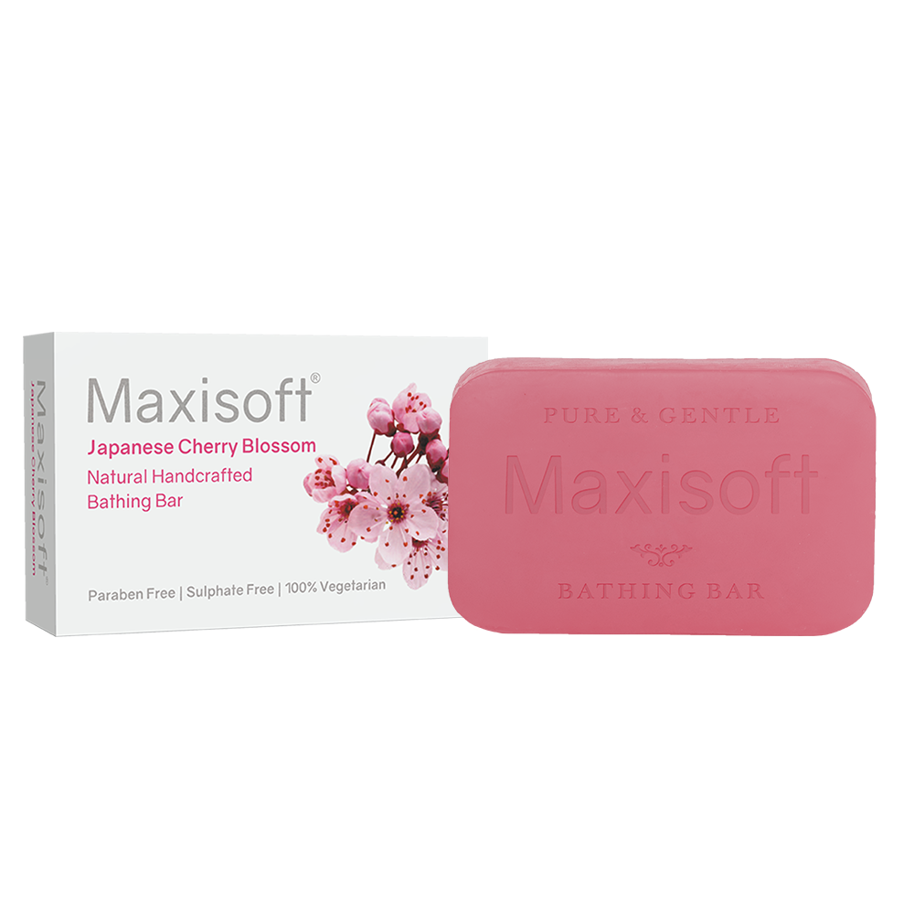 Maxisoft Japanese Cherry Blossom Natural Handcrafted Bathing Bar (75 gm)