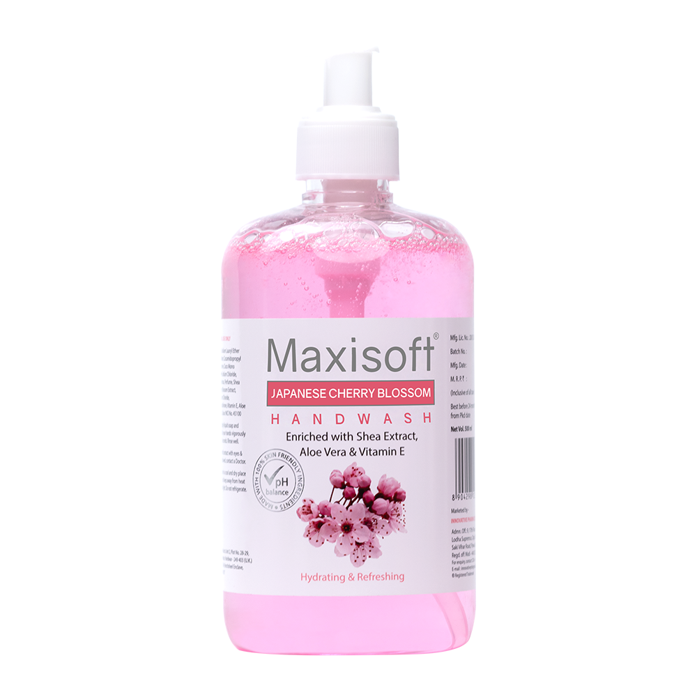 Maxisoft Japanese Cherry Blossom Hand Wash (500 ml)