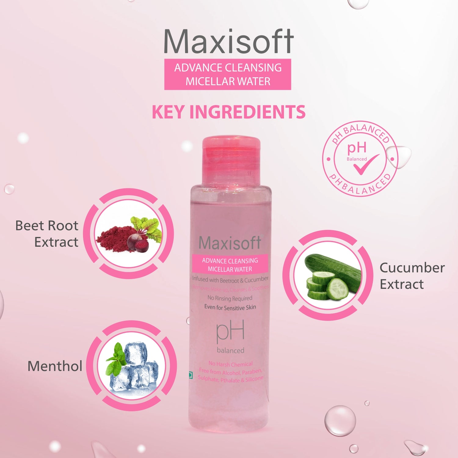 Maxisoft Advance Cleansing Micellar Water (100 ml)