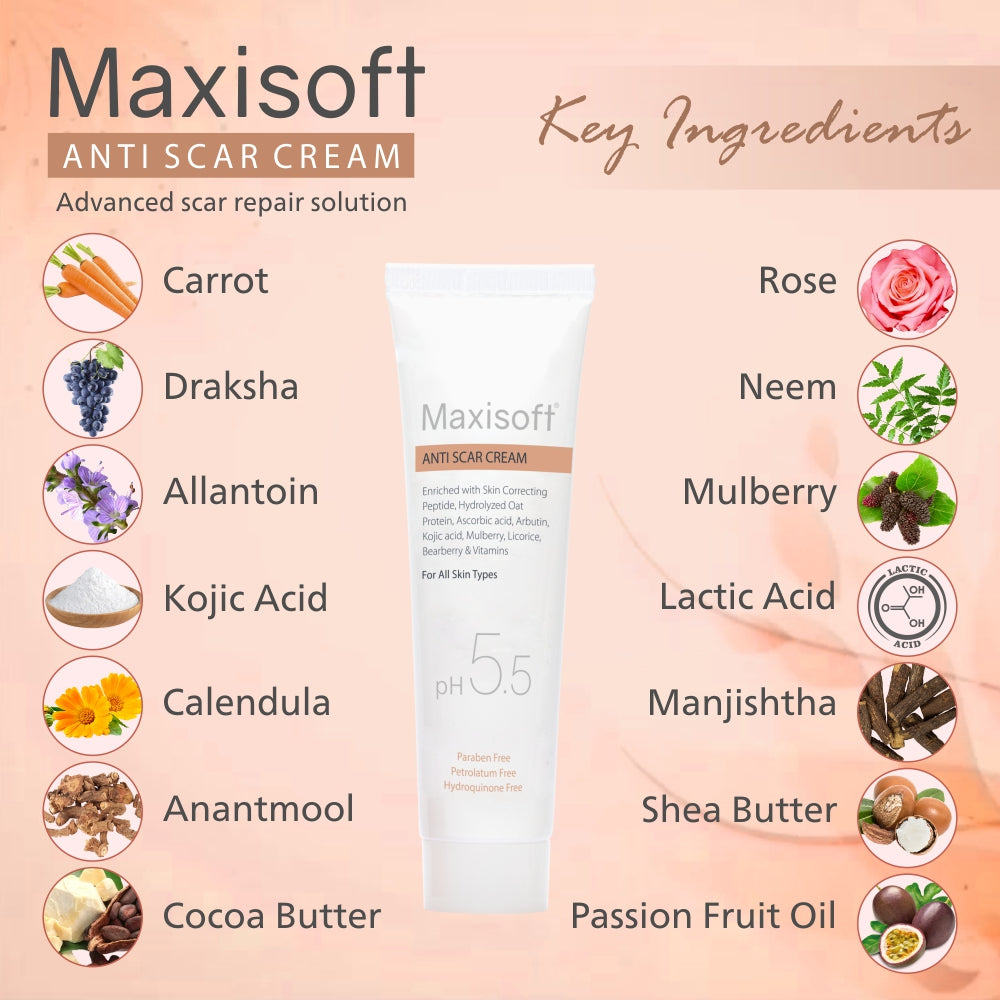 Maxisoft Anti Scar Cream (25 gm)