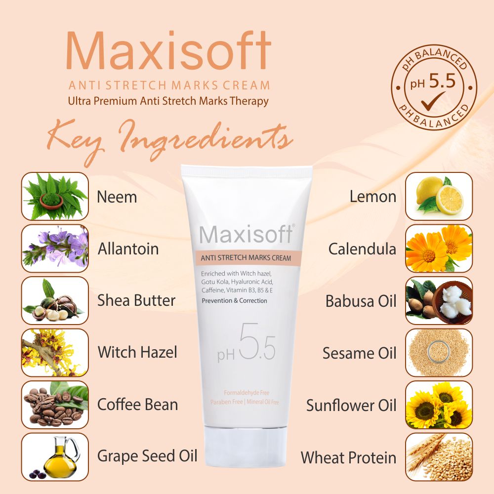 Maxisoft Anti Stretch Mark Cream (100 gm)