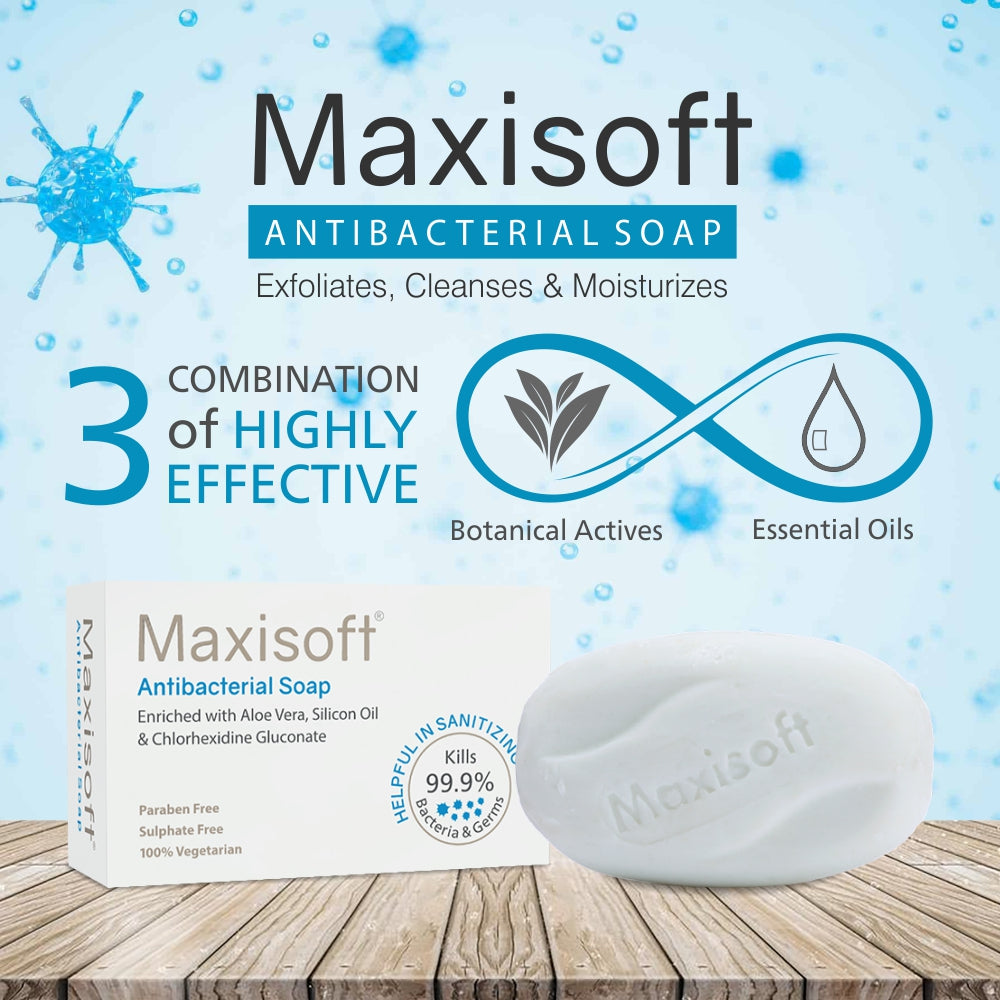 Maxisoft Antibacterial Sanitizing Soap (75 gm)