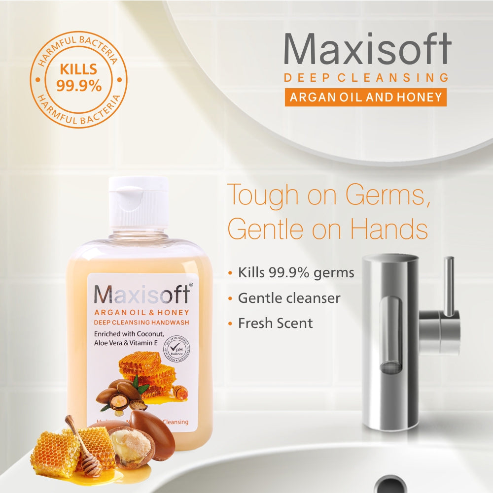 Maxisoft Argan Oil & Honey Hand Wash (250 ml)