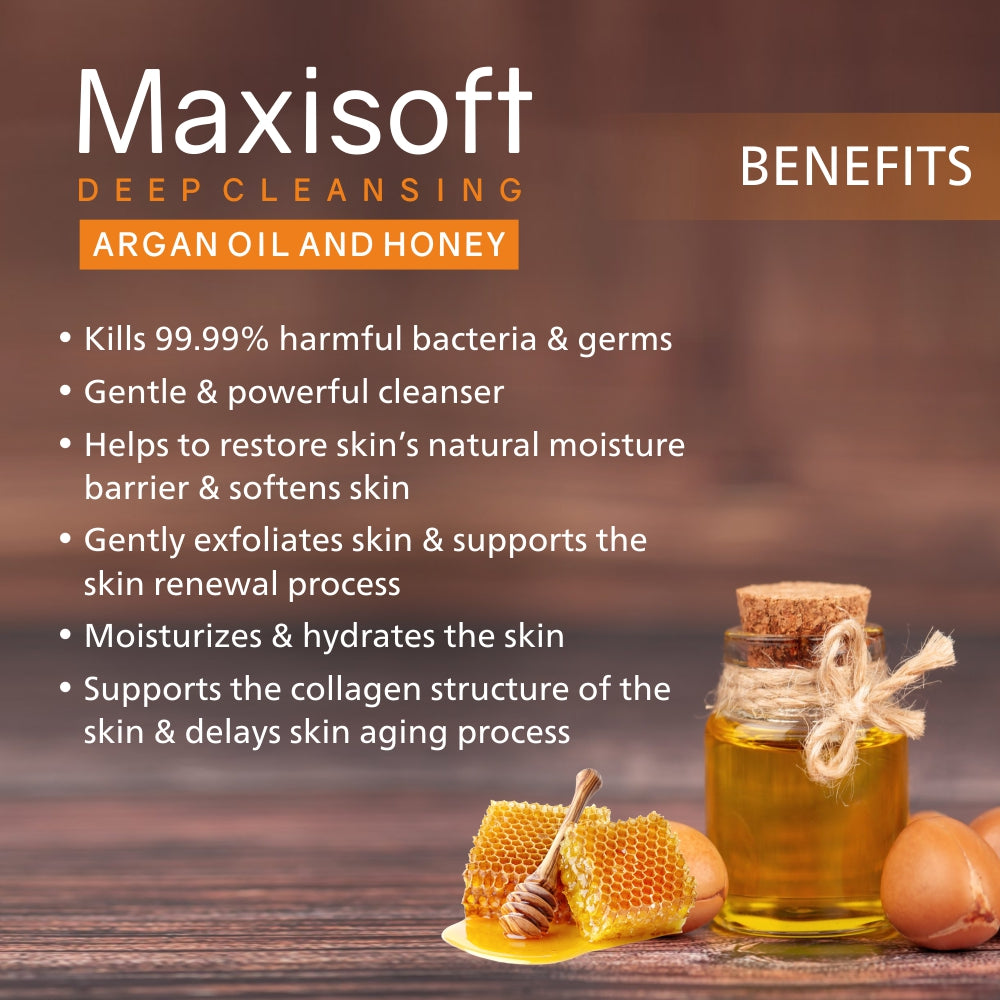 Maxisoft Argan Oil & Honey Hand Wash (500 ml)