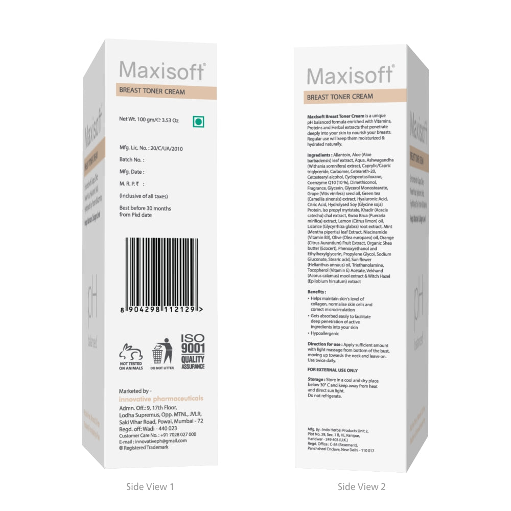 Maxisoft B-Toner Cream (100 gm)