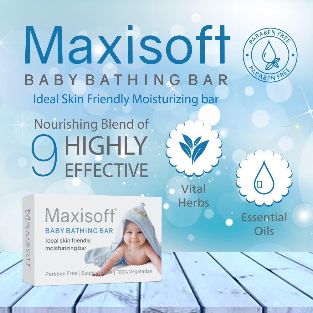 Maxisoft Baby Bathing Bar (75 gm)