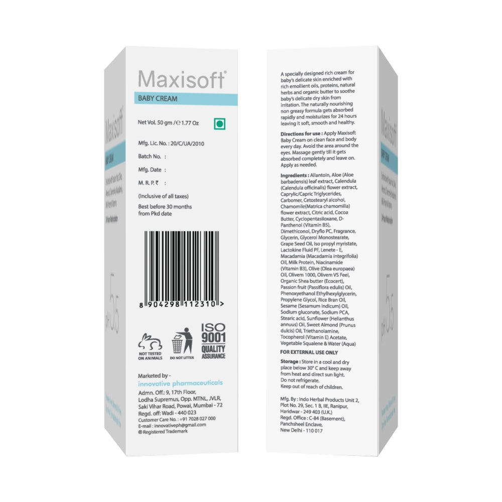 Maxisoft Baby Cream (50 gm)