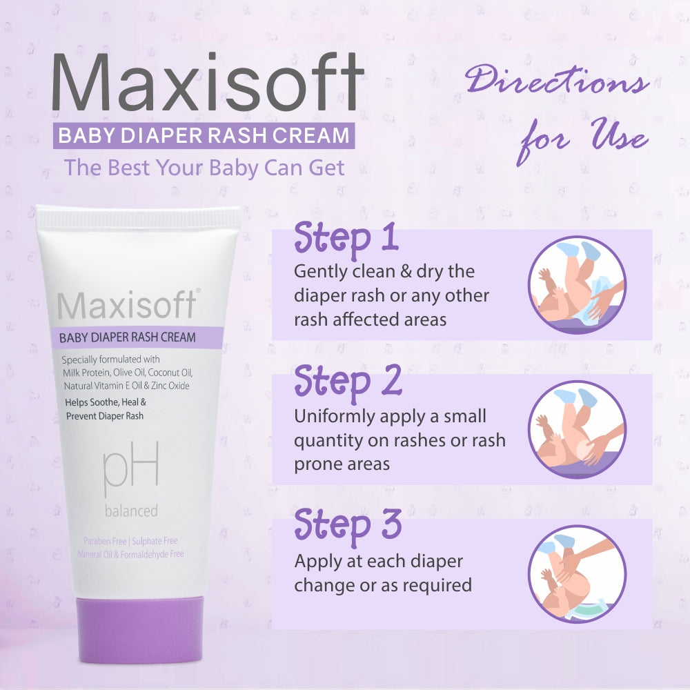 Maxisoft Baby Diaper Rash Cream (50 gm)