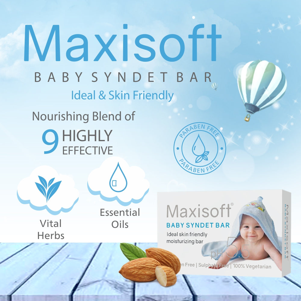 Maxisoft Baby Syndet Bar (75 gm)