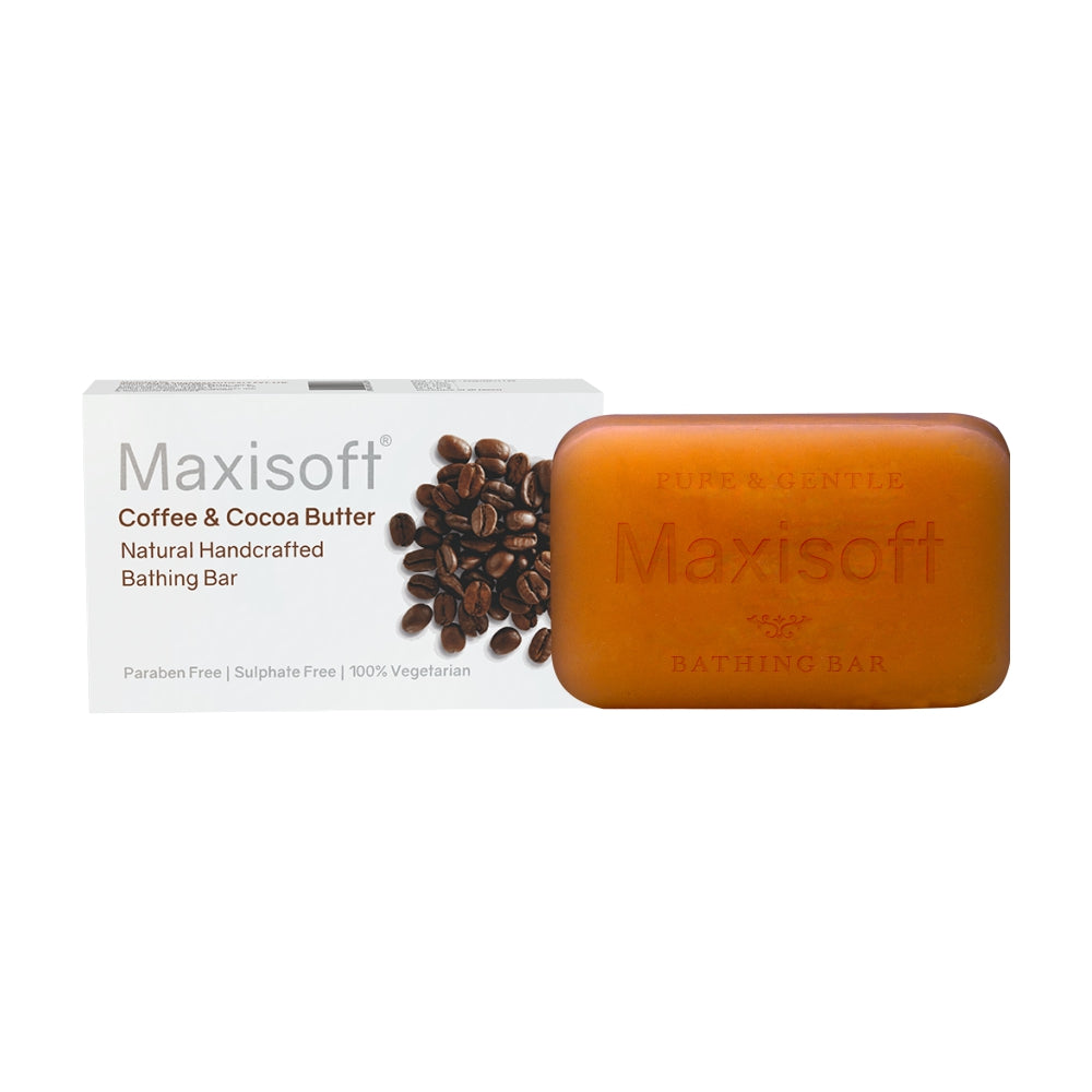 Maxisoft Coffee & Cocoa Butter Natural Handcrafted Bathing Bar (75 gm)