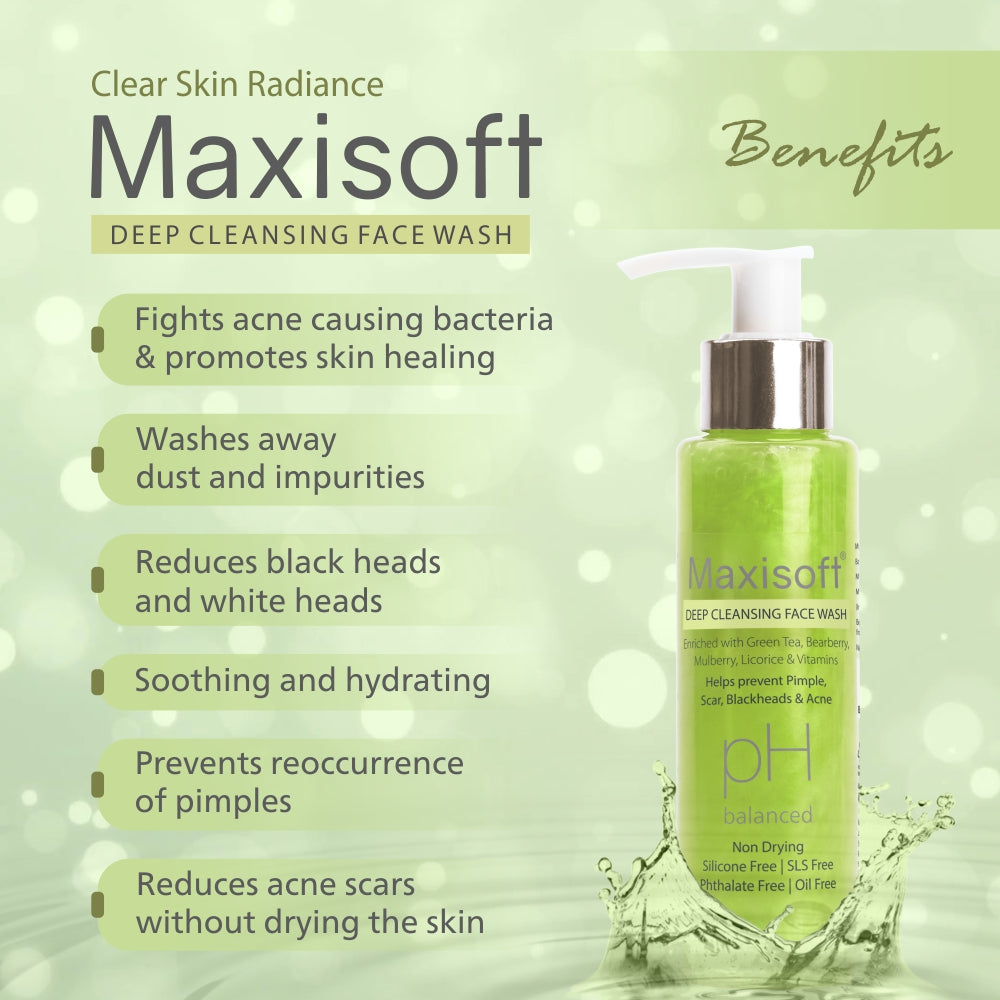 Maxisoft Deep Cleansing Face Wash (100 ml)