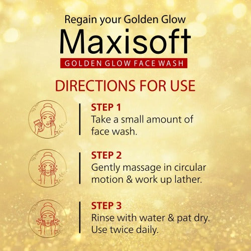 Maxisoft Golden Glow Face Wash (100 ml)
