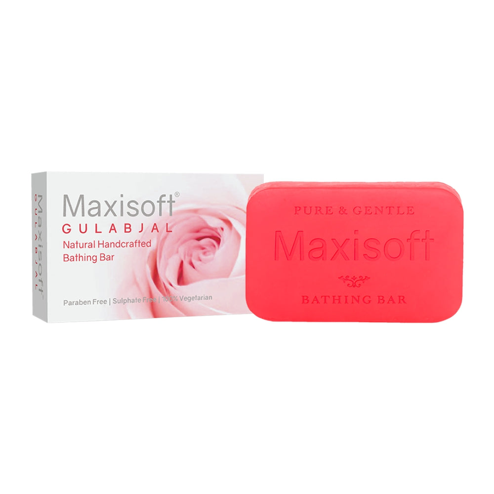 Maxisoft Gulabjal Natural Handcrafted Bathing Bar (75 gm)