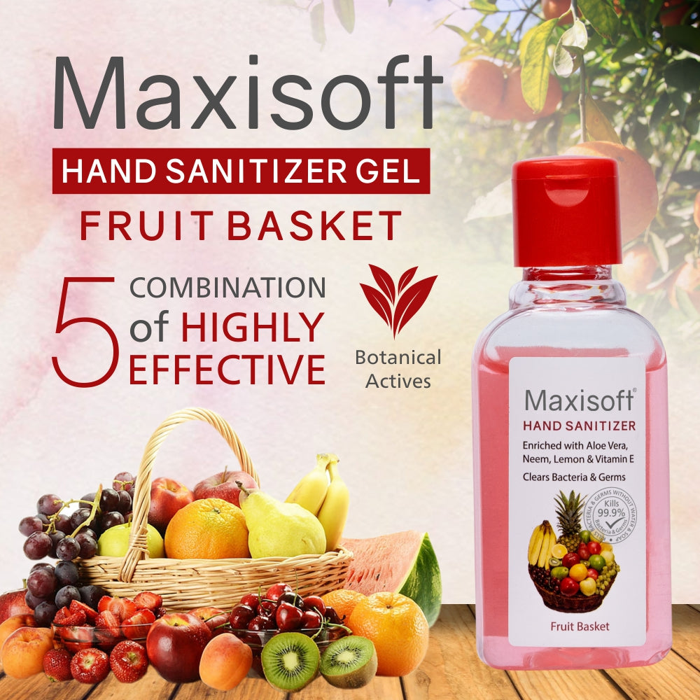 Maxisoft Hand Sanitizer Gel (Fruit Basket) 60 ml