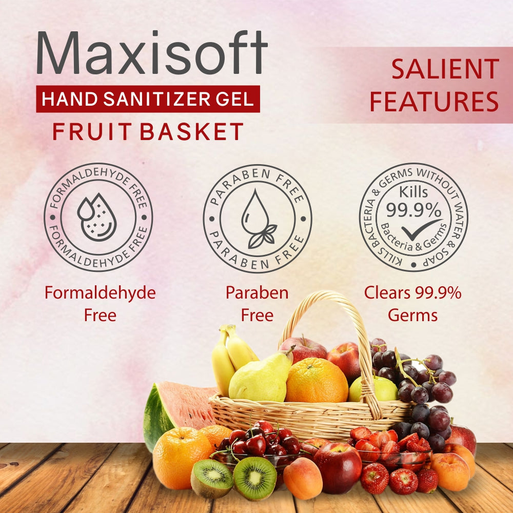 Maxisoft Hand Sanitizer Gel (Fruit Basket) 60 ml