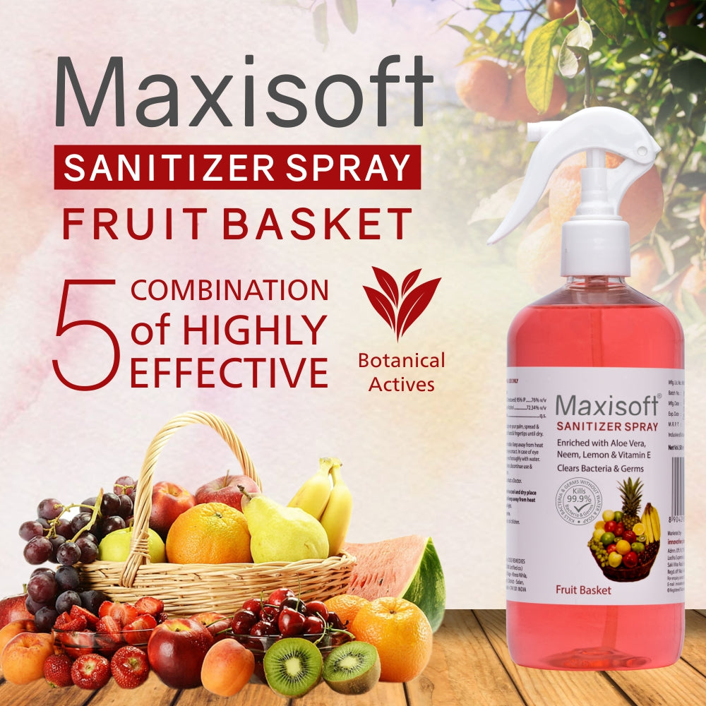 Maxisoft Hand Sanitizer Spray (Fruit Basket) 500 ml