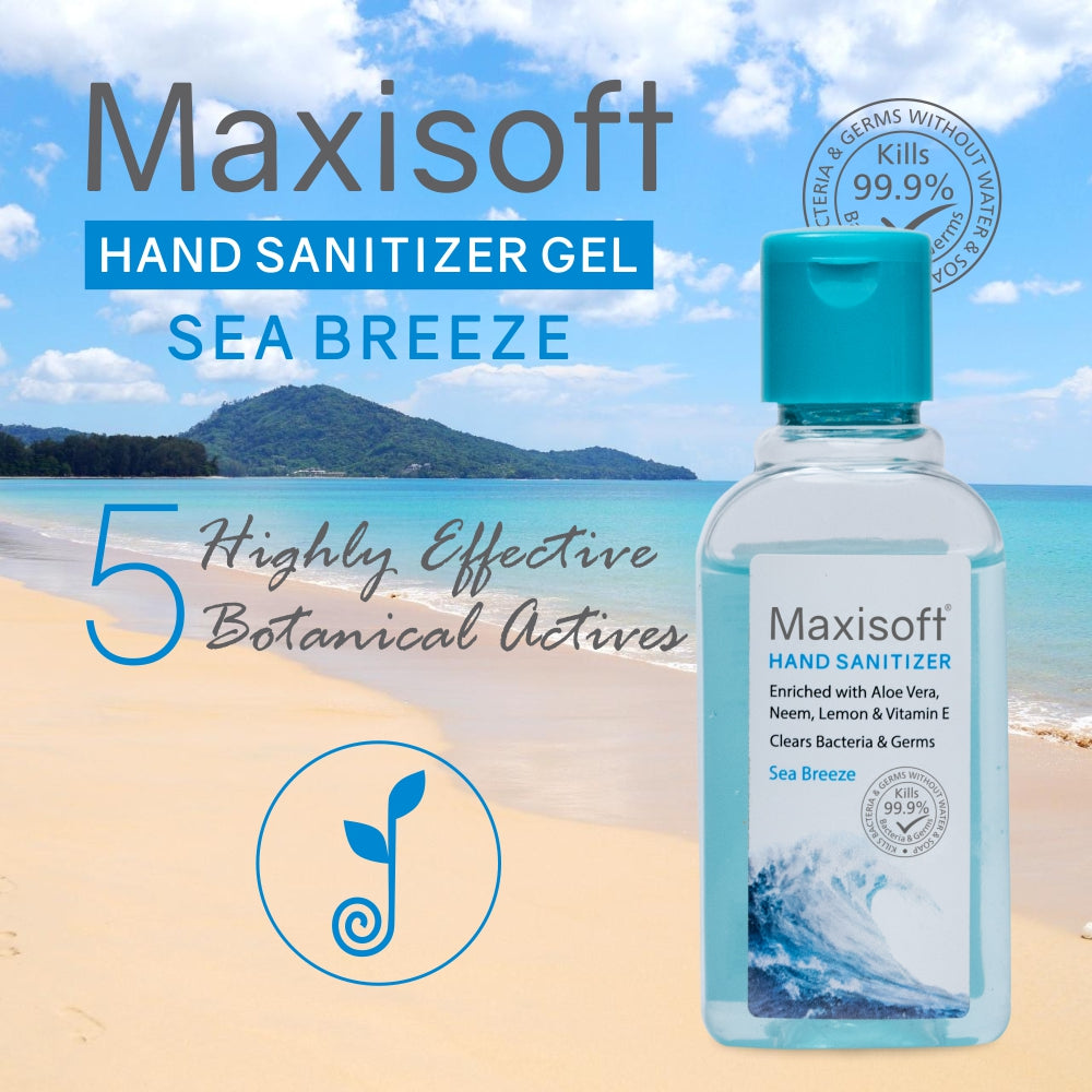 Maxisoft Hand Sanitizer Gel (Sea Breeze) 60 ml