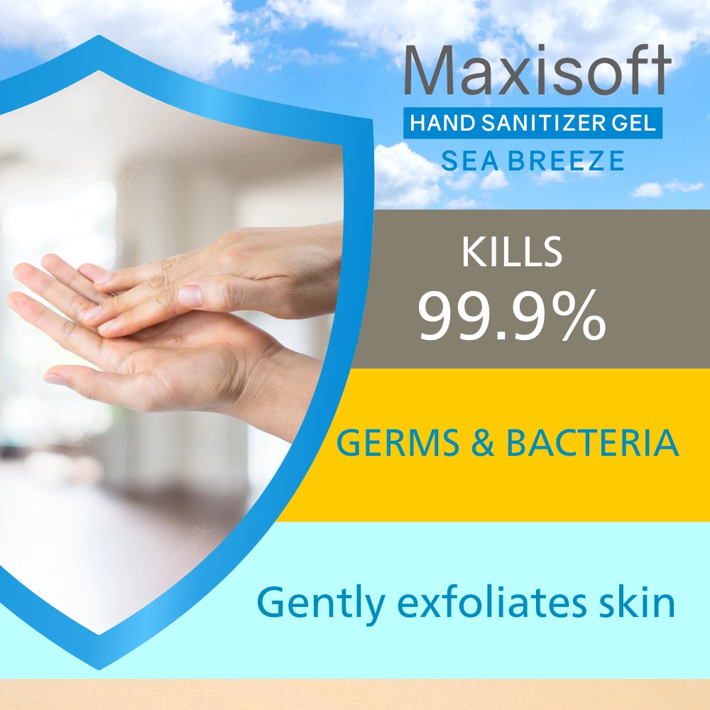 Maxisoft Hand Sanitizer Gel (Sea Breeze) 60 ml