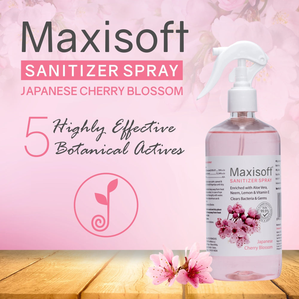 Maxisoft Hand Sanitizer Spray (Japanese Cherry Blossom) 500 ml