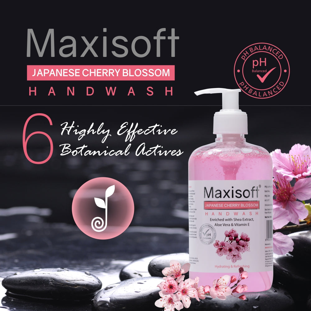 Maxisoft Japanese Cherry Blossom Hand Wash (500 ml)