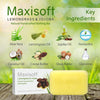 Maxisoft Lemongrass & Jojoba Natural Handcrafted Bathing Bar (75 gm)