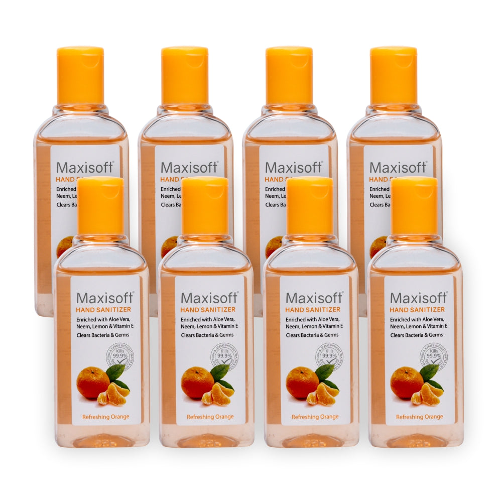 Maxisoft Hand Sanitizer Gel (Refreshing Orange) 100 ml