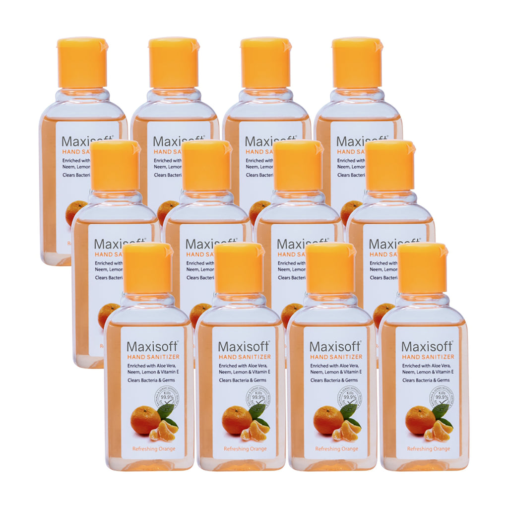 Maxisoft Hand Sanitizer Gel (Refreshing Orange) 60 ml