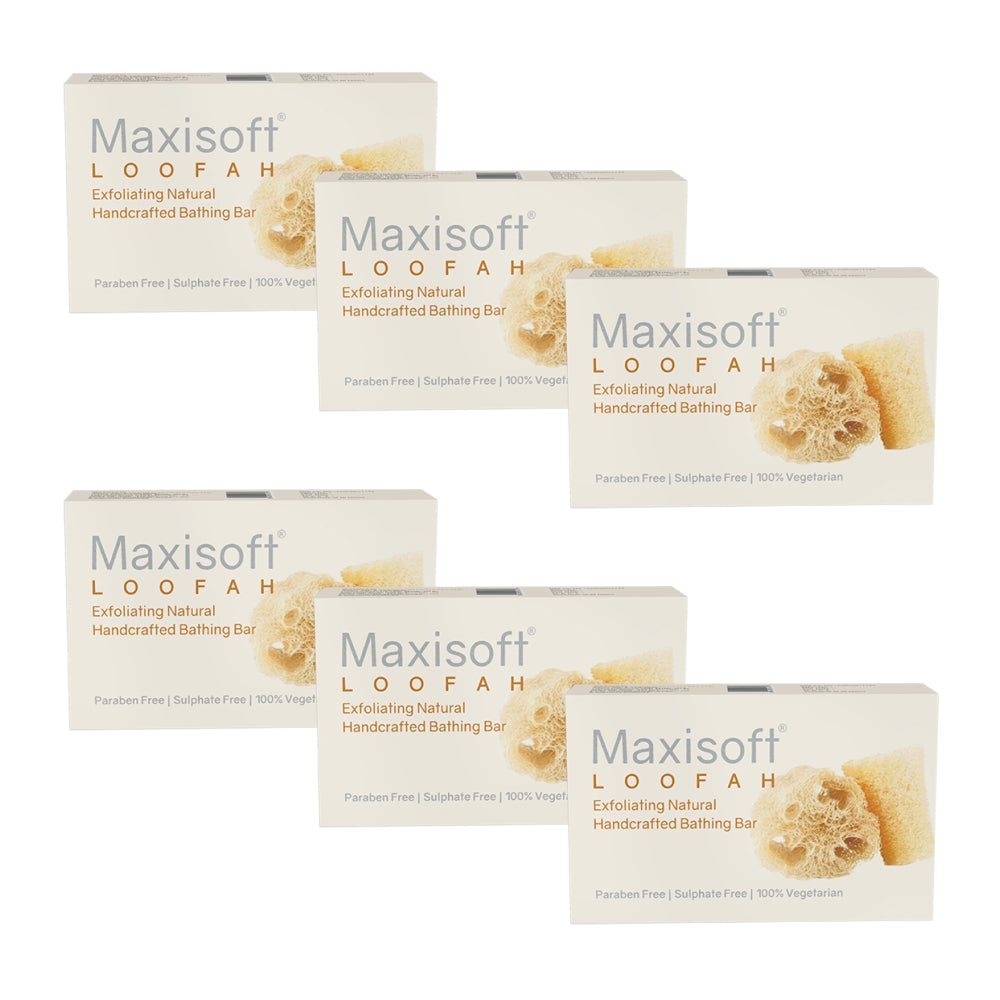 Maxisoft Loofah Exfoliating Natural Handcrafted Bathing Bar (75 gm)