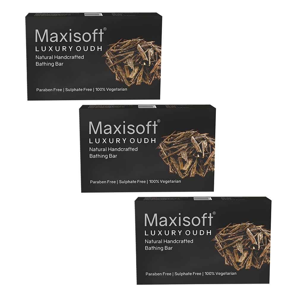 Maxisoft Luxury Oudh Natural Handcrafted Bathing Bar (75 gm)
