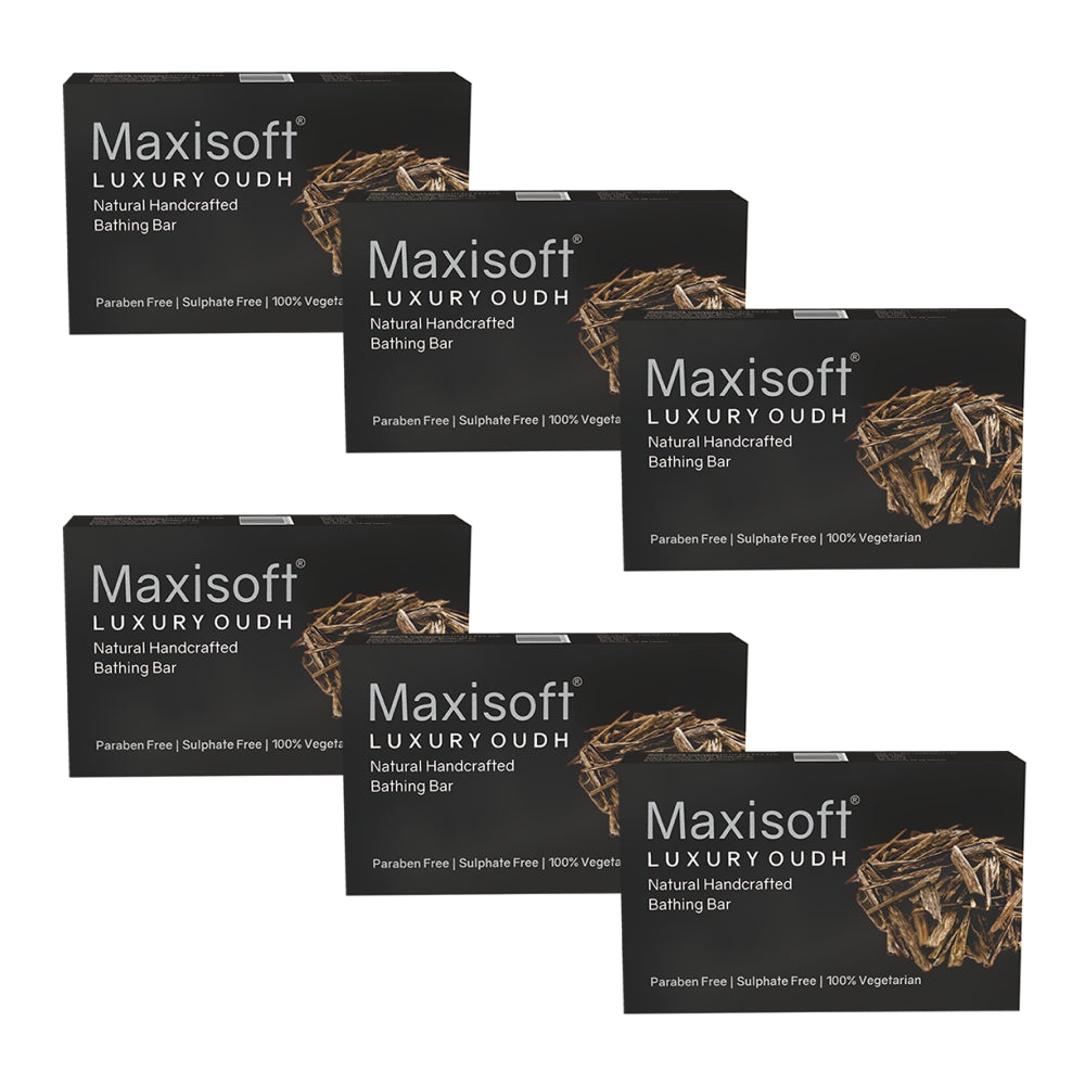 Maxisoft Luxury Oudh Natural Handcrafted Bathing Bar (75 gm)