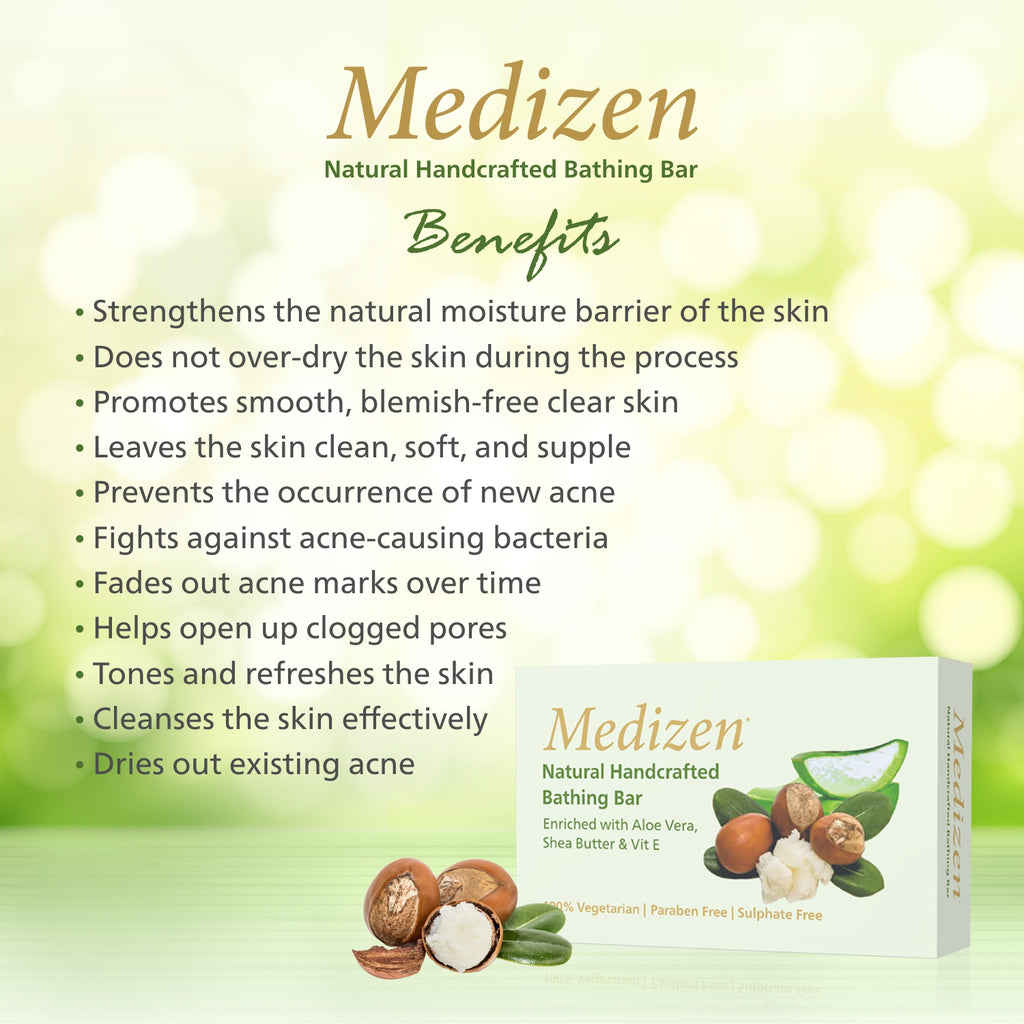 Medizen Natural Handcrafted Bathing Bar (75 gm)