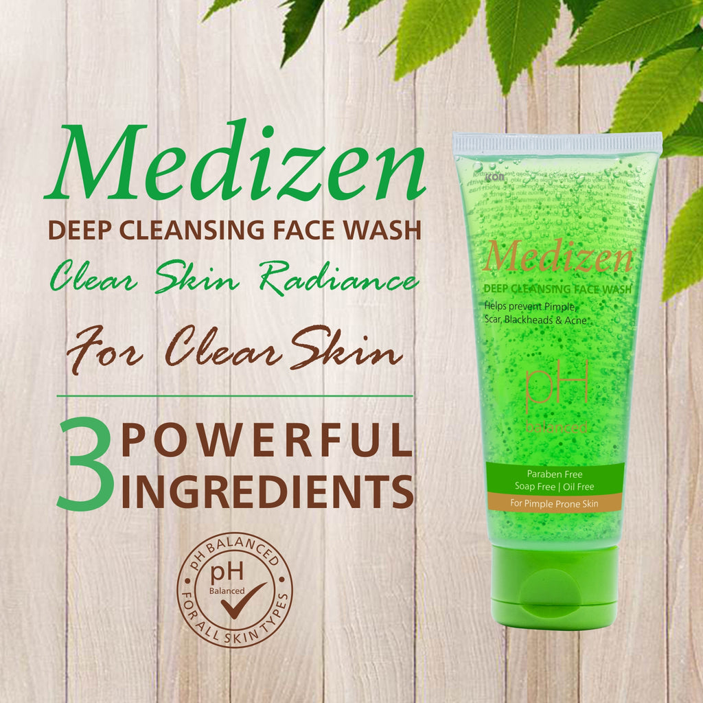Medizen Deep Cleansing Face Wash (100 ml)