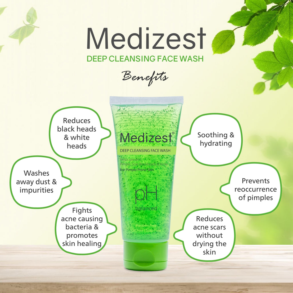 Medizest Deep Cleansing Face Wash (100 ml)